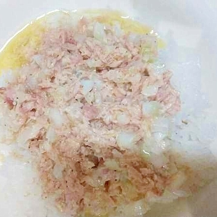 ツナ缶サラダ丼/わさび白だしマヨ